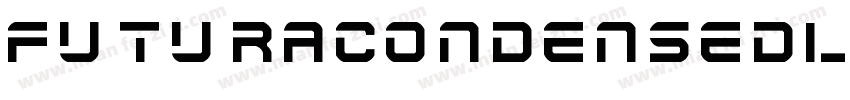Futura Condensedledi字体转换